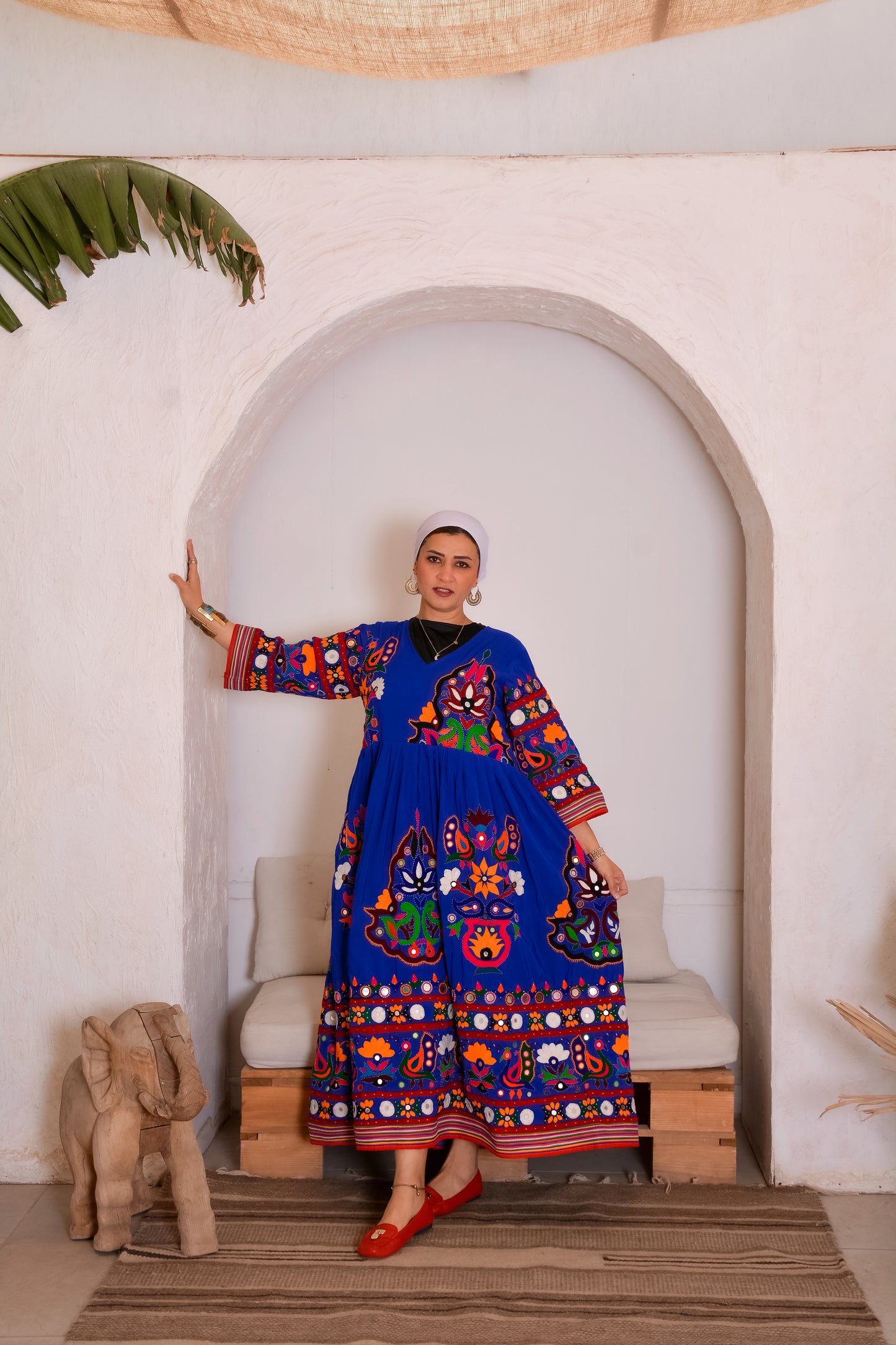 Fully Handmade Ethnic Dress Exquisite Artwork