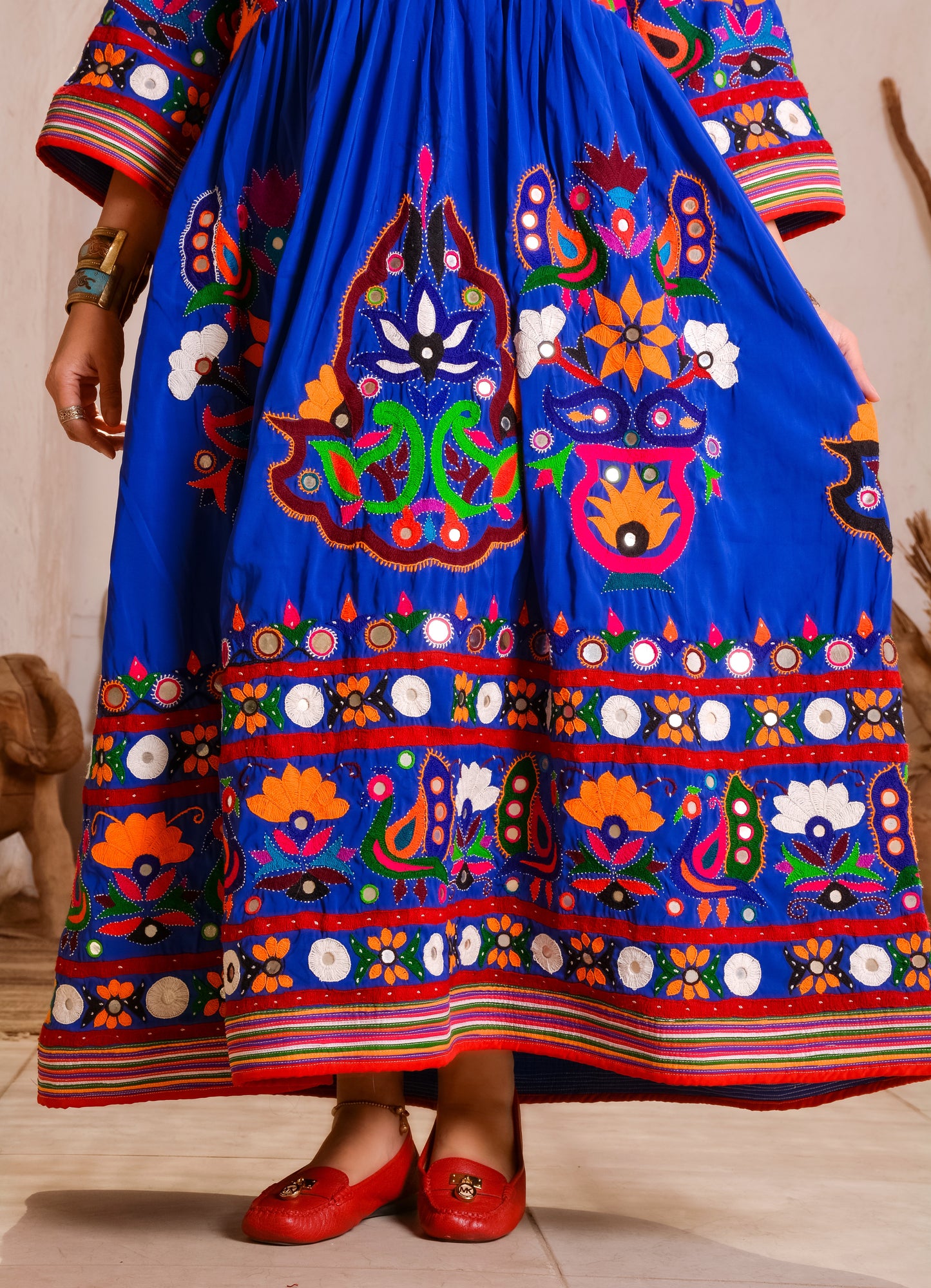 Fully Handmade Ethnic Dress Exquisite Artwork