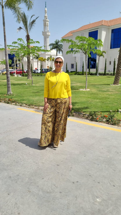 Wide Leg Pants Pure Silk